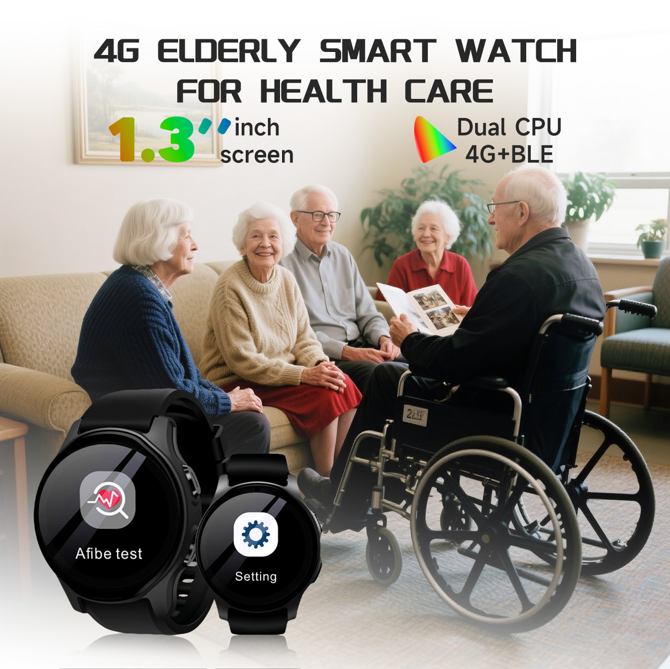 new 4G GPS Navigation Smart Wa - Fall Detection Watch review and price